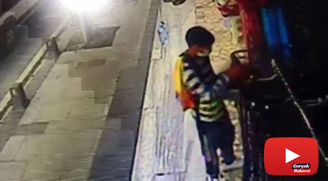 Kadın şahıs yaptığı hırsızlığa çocuğunu da karıştırdı
