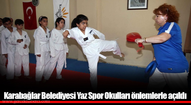 Karabağlar Belediyesi Yaz Spor Okulları önlemlerle açıldı