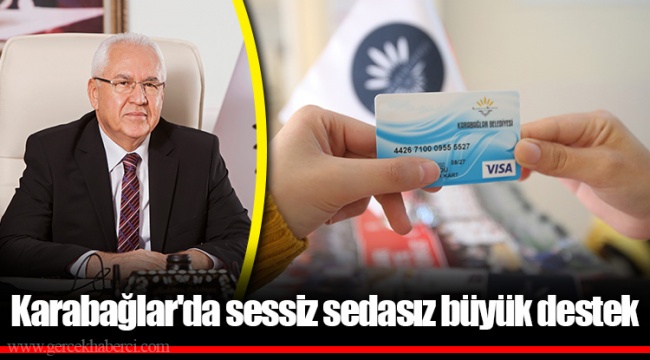 Karabağlar'da sessiz sedasız büyük destek