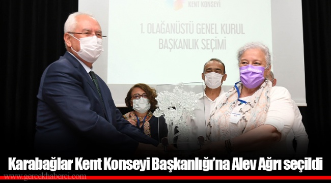 Karabağlar Kent Konseyi Başkanlığı’na Alev Ağrı seçildi