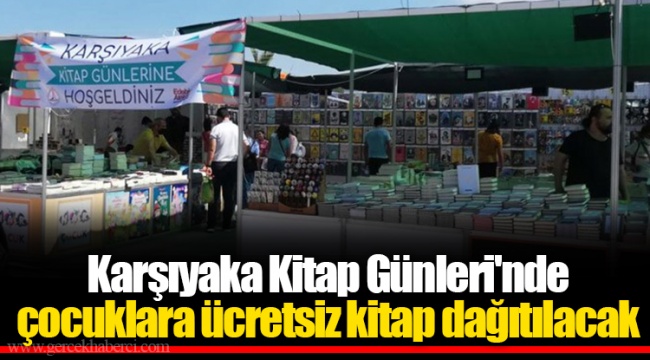 Karşıyaka Kitap Günleri'nde çocuklara ücretsiz kitap dağıtılacak
