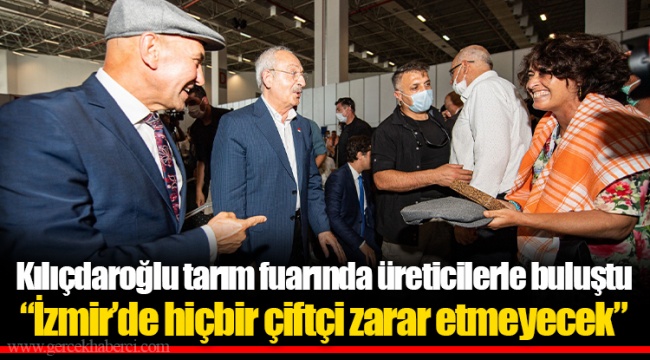 Kılıçdaroğlu tarım fuarında üreticilerle buluştu