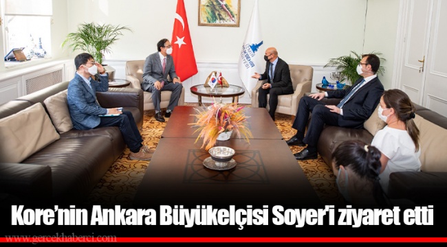 Kore’nin Ankara Büyükelçisi Soyer'i ziyaret etti