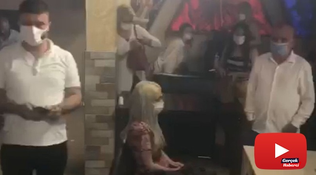 Korona partisine polis baskını