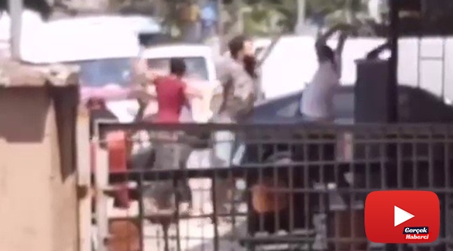 Maltepe'de pes dedirten olay: Sandalyeler tabureler havada uçuştu
