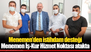 Menemen’den istihdam desteği