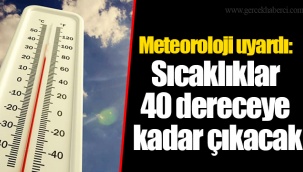Meteoroloji uyardı: Sıcaklıklar 40 dereceye kadar çıkacak