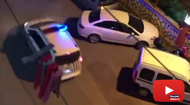 Nefes kesen polis panelvan minibüs kovalamacası