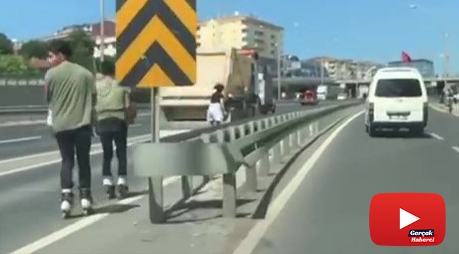 Patenci gençlerin D-100’de ölümle burun buruna yolculuğu