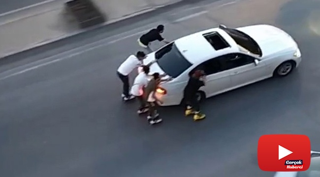 Patenli gençler kazaya davetiye çıkardı