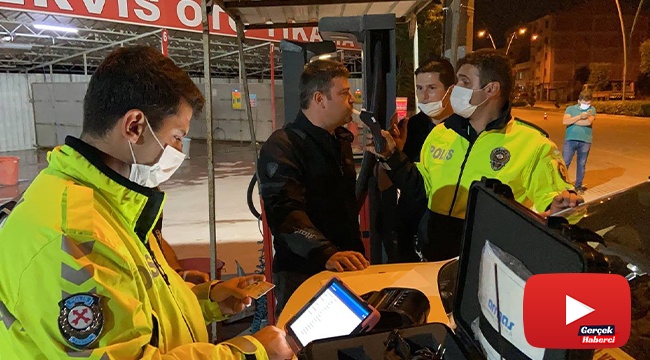 Polis ekipleri alkollü sürücüye dakikalarca dil döktü