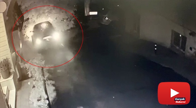 Rampada kayan araç bariyerleri aşarak caddeye uçtu