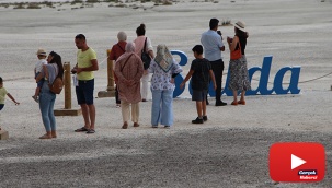 Salda Gölü ziyaretçileri ile buluşmaya başladı