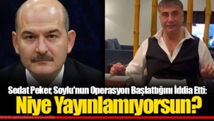 Sedat Peker, Soylu'nun Operasyon Başlattığını İddia Etti: Niye Yayınlamıyorsun?