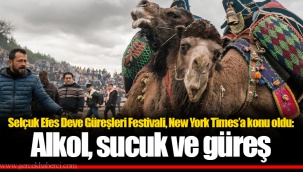 Selçuk Efes Deve Güreşleri Festivali, New York Times’a konu oldu: Alkol, sucuk ve güreş