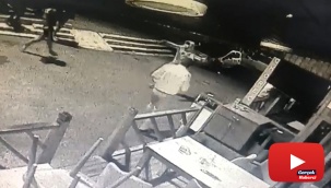 Silahlı “yan baktın” kavgası kamerada