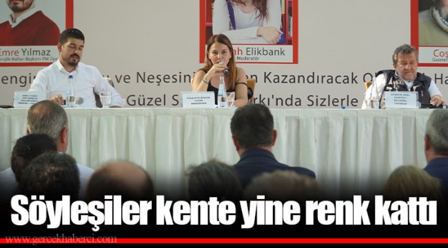 Söyleşiler kente yine renk kattı