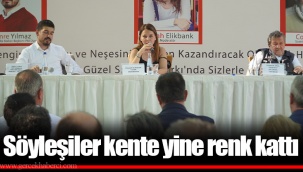 Söyleşiler kente yine renk kattı