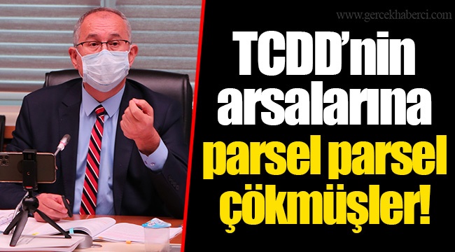 TCDD’nin arsalarına parsel parsel çökmüşler!