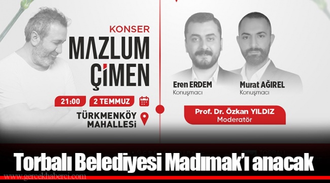 Torbalı Belediyesi Madımak’ı anacak