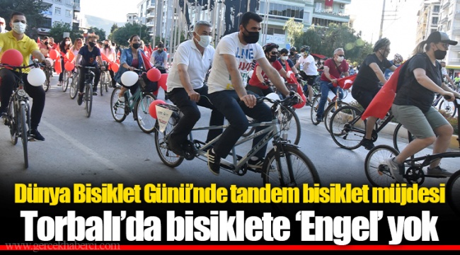 Torbalı’da bisiklete ‘Engel’ yok