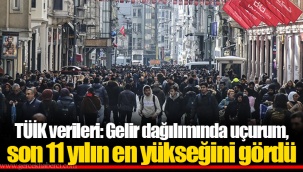 TÜİK verileri: Gelir dağılımında uçurum, son 11 yılın en yükseğini gördü