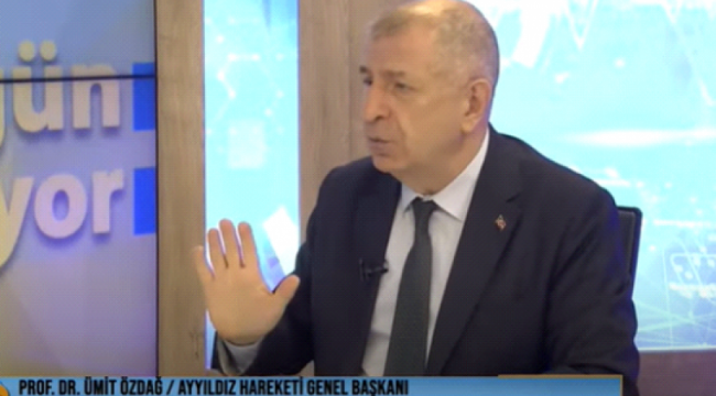 Ümit Özdağ: Bana yönelik bir suikast uyarısı geldi