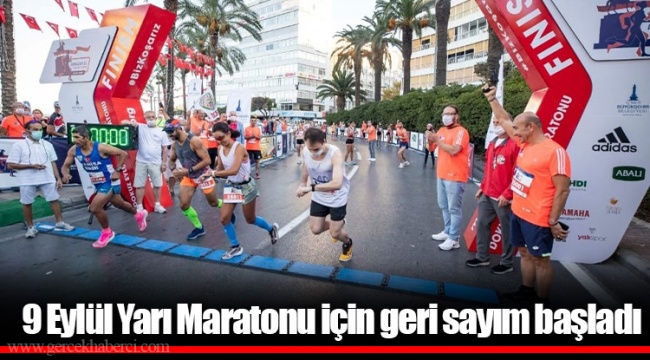 9 Eylül Yarı Maratonu için geri sayım başladı