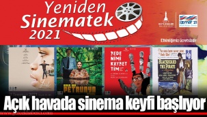 Açık havada sinema keyfi başlıyor