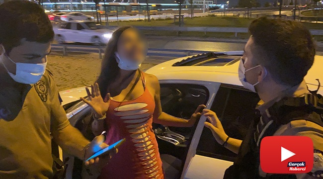 Alkollü kadın sürücü terör estirdi