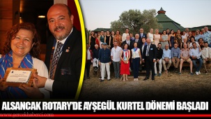 ALSANCAK ROTARY’DE AYŞEGÜL KURTEL DÖNEMİ BAŞLADI