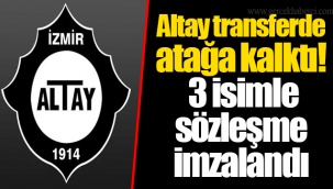 Altay transferde atağa kalktı! 3 isimle sözleşme imzalandı