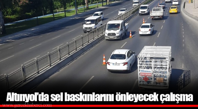 Altınyol’da sel baskınlarını önleyecek çalışma