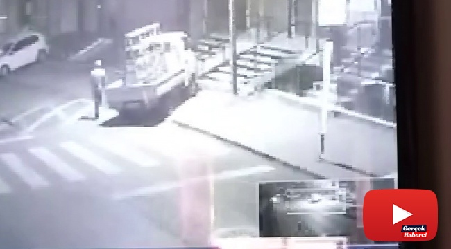 Ataşehir'de çalınan kamyonet güvenlik kameralarına yansıdı