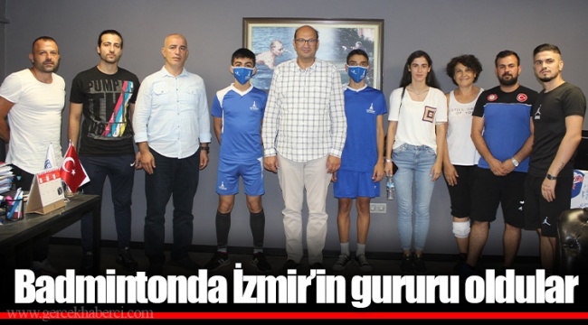 Badmintonda İzmir’in gururu oldular