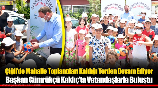 Başkan Gümrükçü Kaklıç&#039;ta Vatandaşlarla Buluştu