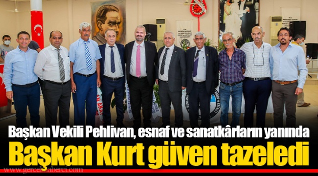 Başkan Kurt güven tazeledi 