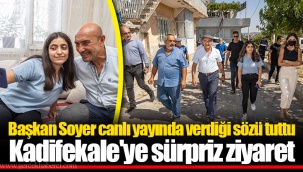 Başkan Soyer canlı yayında verdiği sözü tuttu