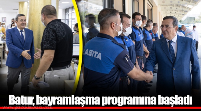Batur, bayramlaşma programına başladı