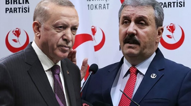 BBP lideri Destici&#039;den Erdoğan&#039;ı kızdıracak sözler!