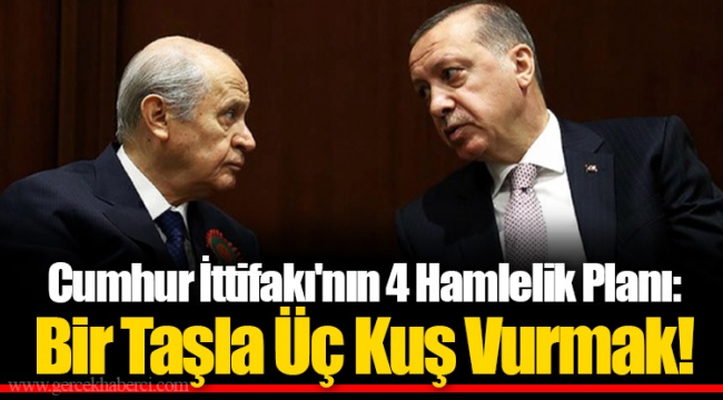 Cumhur İttifakı'nın 4 Hamlelik Planı: Bir Taşla Üç Kuş Vurmak!