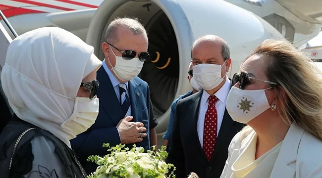 Cumhurbaşkanı Erdoğan, Kuzey Kıbrıs'ta