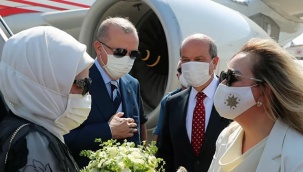 Cumhurbaşkanı Erdoğan, Kuzey Kıbrıs'ta