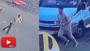 Dolmuş şoförü kural tanımaz yolcudan canını zor kurtardı: O anlar kamerada