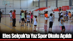 Efes Selçuk’ta Yaz Spor Okulu Açıldı