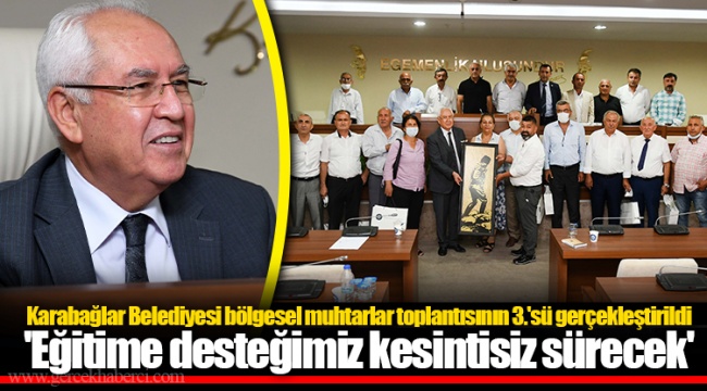 'Eğitime desteğimiz kesintisiz sürecek'