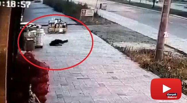 Eşinin öldürdüğü polisin balkondan düşme anının görüntüsü ortaya çıktı