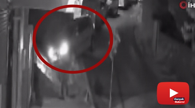 Fren yerine gaza basan sürücü müstakil evin çatısına çıktı