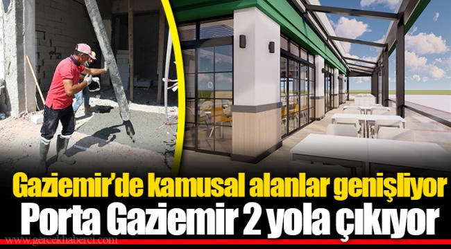 Gaziemir’de kamusal alanlar genişliyor