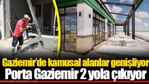 Gaziemir’de kamusal alanlar genişliyor